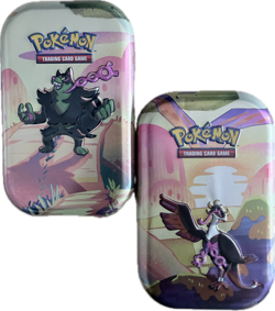 Pokemon TCG: Scarlet & Violet - Shrouded Fable Mini Tins x 2 - OPEN PACKS - Image 1
