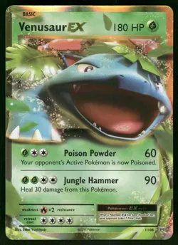 Venusaur EX 1/108 Ultra Rare Holo NM Pokemon XY - Evolutions - Image 1