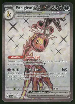 Farigiraf ex - 194/162 Ultra Rare Holo NM Pokemon SV05: Temporal Forces - Image 1