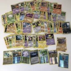 2007 POKEMON CARDS, 150+ Lot - 7 Reverse Holos - No energies - LP/MP a few HP - Image 1