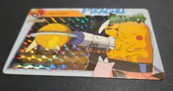 Pikachu & Rocket 130 Carddass Vending Series 4 1998 Japanese Pokemon Prism - Image 4