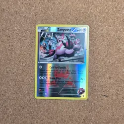 Team Magma's Zangoose 22/34 XY Double Crisis Pokemon Common Reverse Holofoil *B3 - Image 1
