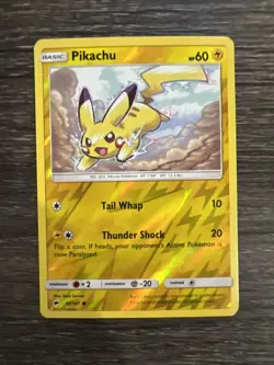 Pokemon Cards Pikachu Reverse Holo 40/147 Burning Shadows NM 2017 - Image 1