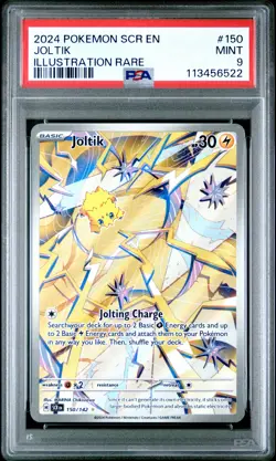 2024 POKEMON SCR EN-STELLAR CROWN ILLUSTRATION RARE #150 JOLTIK PSA 9 - Image 1