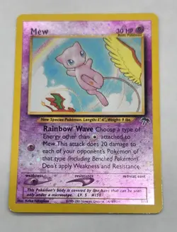 Mew 1/18 Southern Islands Reverse Holo Pokemon Promo - Image 1