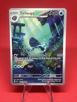2025 Pokemon SV Black Bolt BLK EN Tirtouga Illustration Rare #106/086 - Image 1