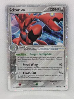 Scizor ex 108/115 Unseen Forces Holo Ultra Rare Pokemon TCG Nintendo - Image 1