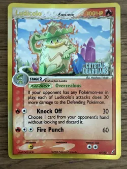 Pokemon TCG Ludicolo - EX Crystal Guardians 6/100 - Reverse Holo Stamped - MINT! - Image 1