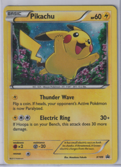 Pikachu XY89 Pokemon Holo Black Star Promo - Image 1