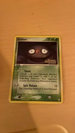 2004 Pokemon Grimer 56/109 EX Team Rocket Returns Reverse Holo - Image 1