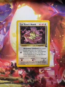 Pokemon TCG Team Rocket's Meowth Wizards Black Star Promos 18 Regular Promo - Image 1