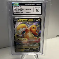 Pokemon TCG Dragonite SWSH154 Promo CGC Gem Mint 10 - Image 1