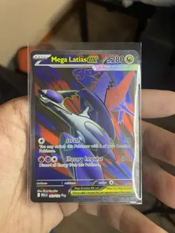 Mega Latias EX 163/132 Ultra Rare Pokemon TCG Mega Evolution Full Art English - Image 2