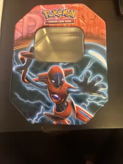 EMPTY Deoxys Tin 2013 Pokemon TCG - Image 1