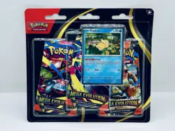 Pokemon TCG Mega Evolution 3 Booster Pack Blister Psyduck Promo Factory Sealed - Image 1