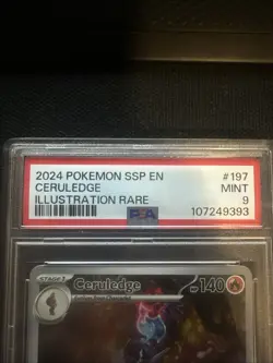 2024 Pokemon SSP en Ceruledge Illustration PSA 9 Mint - Image 2