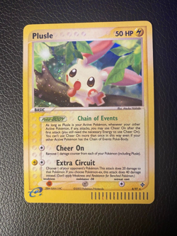 Plusle 8/97 Vintage Pokemon Card 2003 Holo Rare LP - Image 4