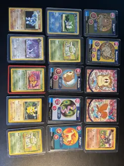 Vintage Pokemon Card Lot (58 Total) - TCG & Topps Mix - LP/MP Condition - Image 1