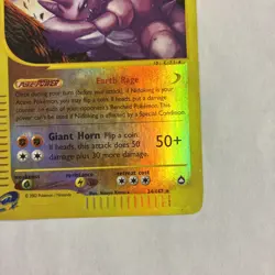Nidoking 24/147 Reverse Holo Aquapolis LP Card Pokemon TCG - Image 5