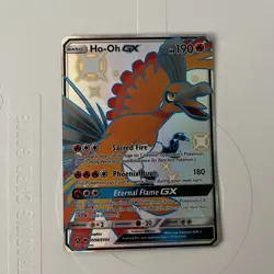 Pokemon TCG Ho-Oh GX Full Art Shiny Holo Card Hidden Fates SV50/SV94 - Image 1