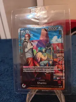 One Piece Shanks Leader PSA Promo Card Exclusive OP09-001 Sealed - Image 1