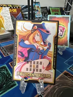 YuGiOh DARK MAGICIAN GIRL Sexy Anime Field Center Card with Holographic Sleeve - Image 1