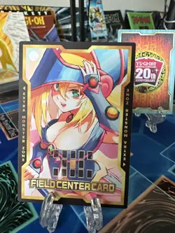 YuGiOh DARK MAGICIAN GIRL Sexy Anime Field Center Card with Holographic Sleeve - Image 1