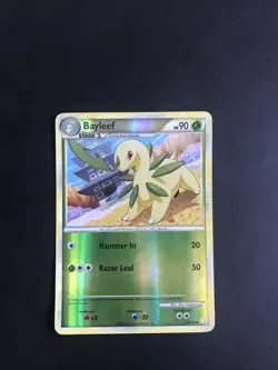 Pokemon Cards HGSS Bayleef 35/123 Reverse Holo Excellent Condition - Image 1