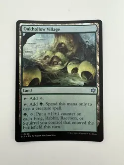 Oakhollow Village Foil MTG Magic the Gathering Card NM Near Mint BLB - Image 1