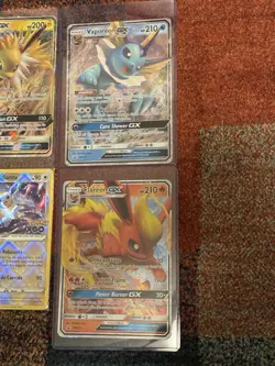 Eevee, Vaporeon, Jolteon, Flareon Jumbo Pokemon oversized card Lot Of 4 NM/M - Image 3