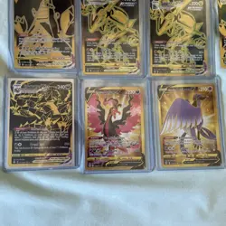 Pokemon Gold Card Lot 10+ (TG, Energy, V, VMAX) GOLD RAYQUAZA X2 - Image 4