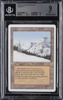 1994 MTG REVISED EDITION TAIGA BGS 9 - Image 1