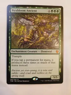 MTG Magic the Gathering Nyxbloom Ancient (190/396) Theros Beyond Death LP - Image 1