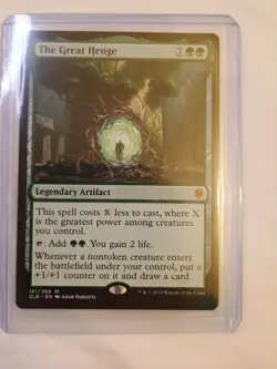 MTG - The Great Henge - Regular Mythic #161 - Throne of Eldraine NM - Image 1