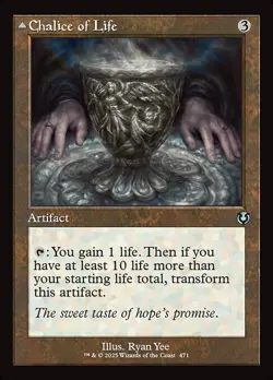 NM Retro Chalice of Life, MTG, Innistrad Remastered, Magic the Gathering, 471 - Image 1