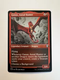 Ganax, Astral Hunter - ETCHED FOIL - CLB: Battle for Baldur's Gate - NM - Image 1