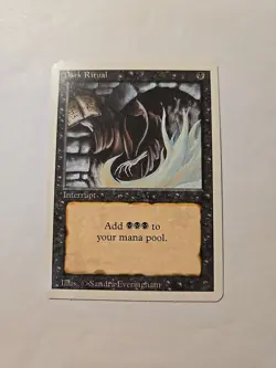 Dark Ritual - MTG Revised Edition - MP Common - Image 1