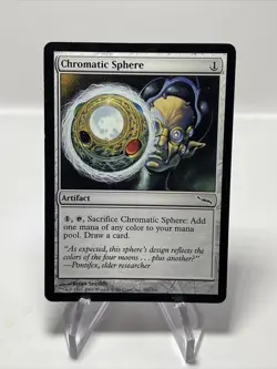 Chromatic Sphere common artifact MTG Mirrodin 151/306 moderate use - Image 3