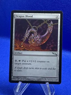 Dragon Blood Uncommon Artifact MTG Mirrodin 163 Light Wear “Vintage” - Image 3