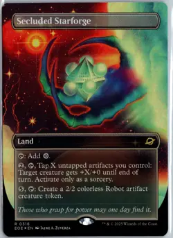 Secluded Starforge (Borderless) Foil R Edge of Eternities 316 NM - Image 1