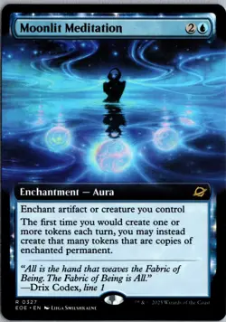 Moonlit Meditation (Extended Art) Normal R Edge of Eternities 327 NM - Image 1