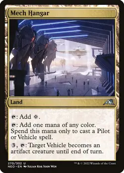 NM Mech Hangar, MTG, Kamigawa Neon Dynasty, Magic the Gathering, 270 - Image 1