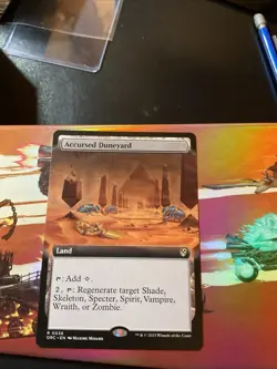 Accursed Duneyard (Extended Art) Commander: Aetherdrift Regular - Image 1