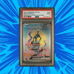 2024 POKEMON TEF EN-TEMPORAL FORCES #206 IRON CROWN EX PSA 9 - Image 1