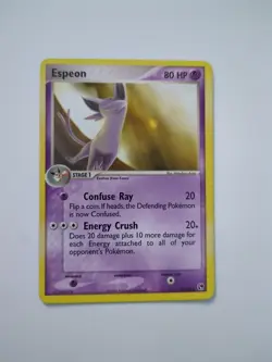 Pokemon TCG Espeon EX Sandstorm 16/100 Regular Rare Card - Image 1