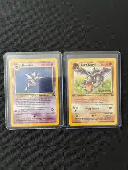 lot of pokemon cards - Haunter/Aerodactyl Fossil Holo - Image 1