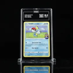 Pokemon 2020 Sobble on the Ball 005/005 Futsal Promo TAG 8.5 NM MT+ - Image 1