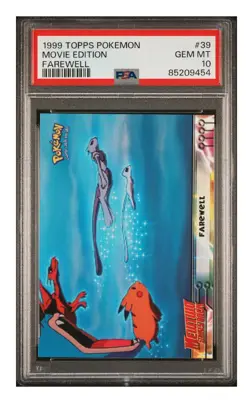PSA 10 1999 Topps Pokemon The Movie EDT#39 Farewell(POP:38) - Image 1