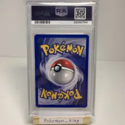 2000 Pokemon 1st Edition Giovanni’s Gyarados Holo Rare 5/132 Gym Challange PSA 8 - Image 3