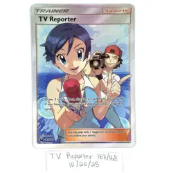 TV Reporter 167/168 NEAR MINT Pokemon TCG Celestial Storm Full Art - Image 1